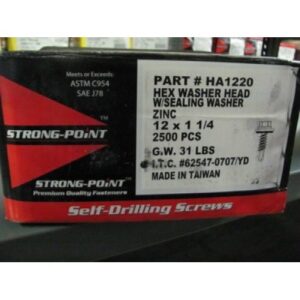 Hex Washer Head - #12-24 x 1.25 w/ Sealing Washer