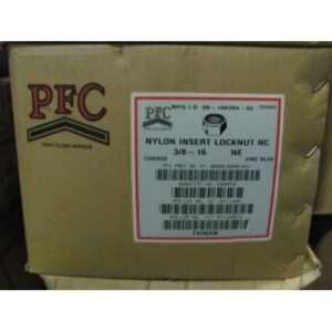 Locknuts, Nylon, Gr 2, 3/8-16 - 1 Case